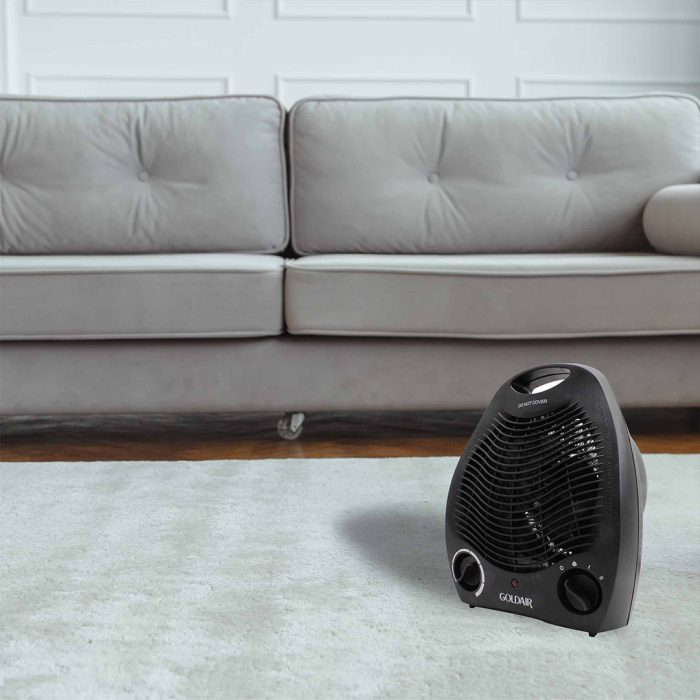 GOLDAIR GFH-2000B Black Fan Heater - Image 3