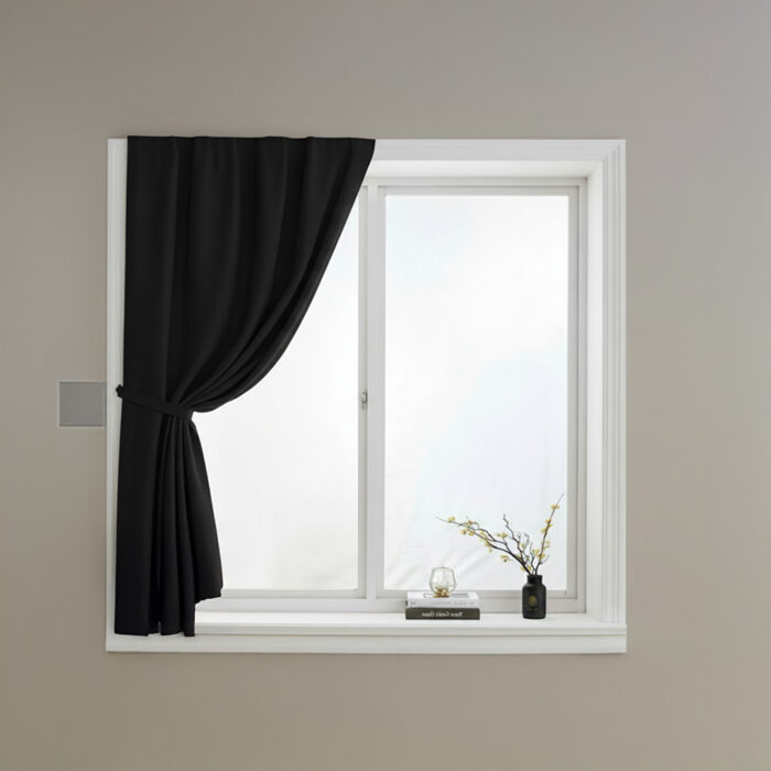 Plain Sheeting 240cm Black - Image 2