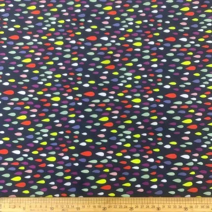 Black Tracksuiting Brushed-03 150cm, soft and durable fabric in black for activewear and casual garments.