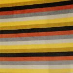 Mongolian Print Twin Stripe Yellow - Image 2