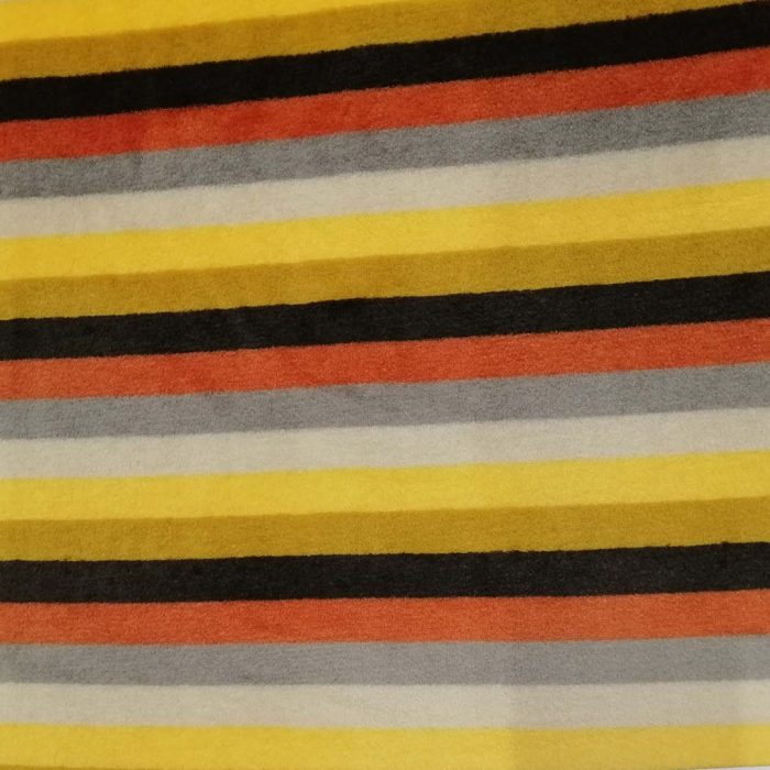 Mongolian Print Twin Stripe Yellow - Image 2