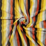 Mongolian Print Twin Stripe Yellow - Image 3