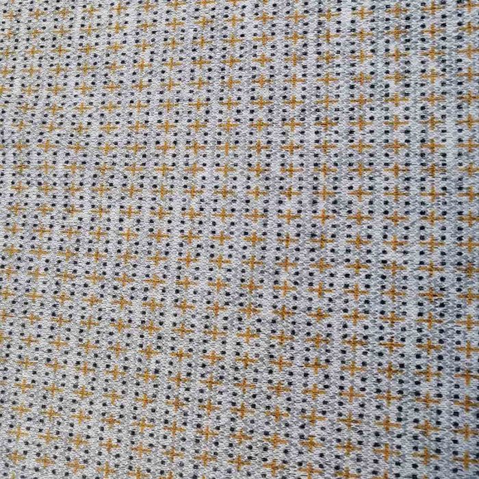 Printed Knits 150cm Orange Dots & Black Dots - Image 2