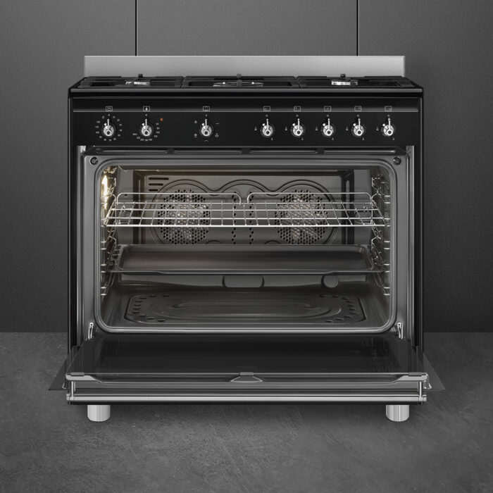 SMEG Gas Stove 90×60 cm Classica Aesthetic - SSA91GGBL2 - Image 4