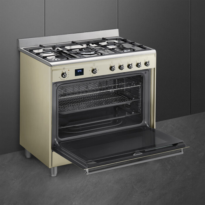SMEG Classic Range Cooker Cream SSA91MAP2 - Image 4