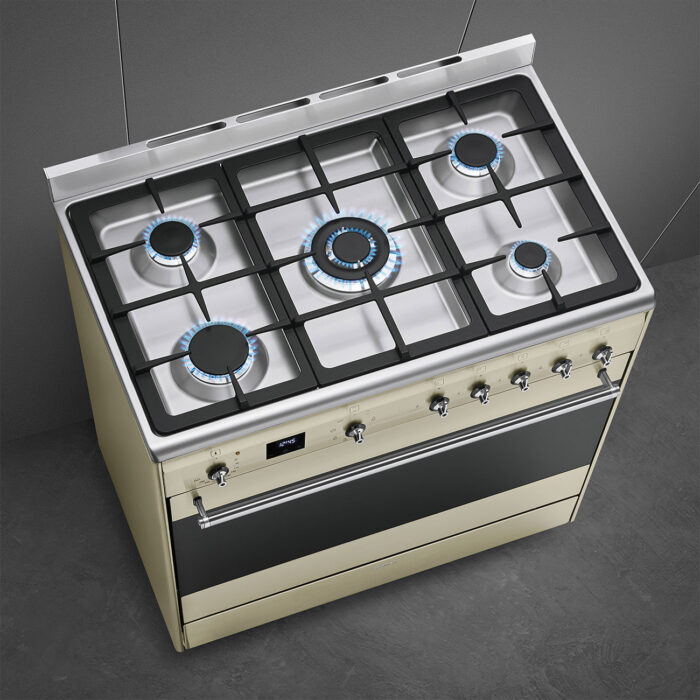 SMEG Classic Range Cooker Cream SSA91MAP2 - Image 5