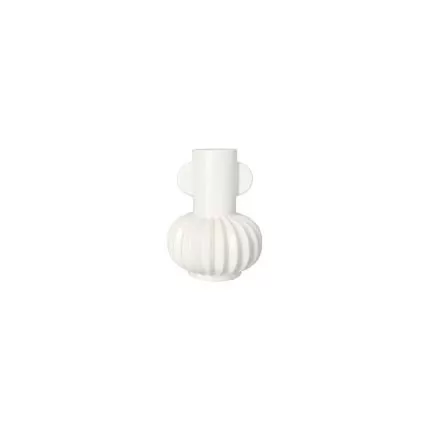 Decor Flower Vase 15x15x19.4cm HP10-05 in glossy white