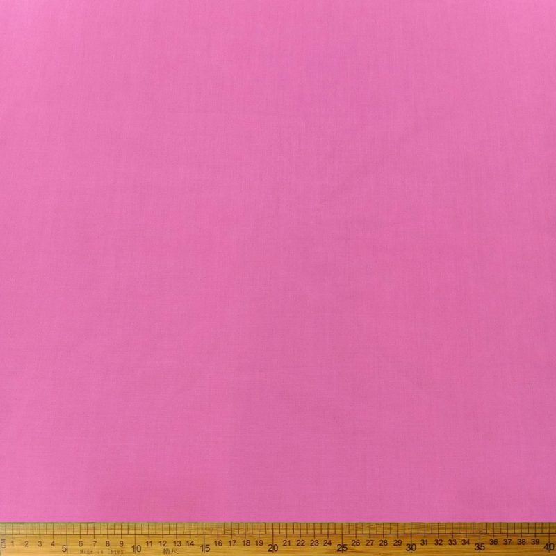 Poly Cotton Dark Pink 115cm fabric sold by Metro Lifestyle – soft, durable, and versatile fabric for sewing and home décor projects.