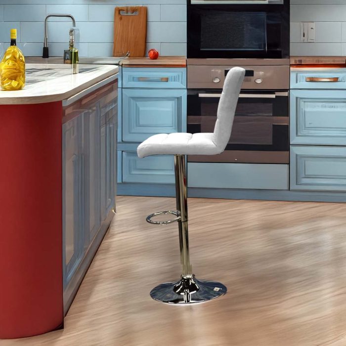 Bar Stool White 713 - Image 3