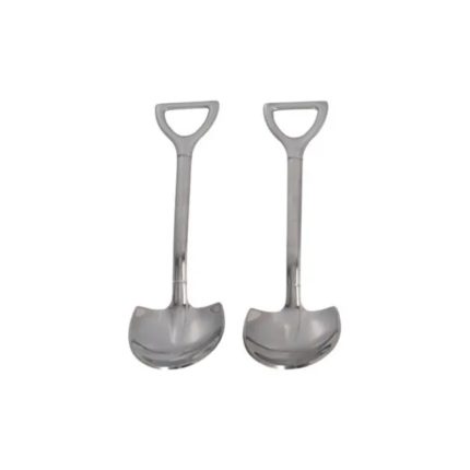 Dessert Spoon 2pcs 17.3cm HK110-3 from Metro Lifestyle, crafted from durable stainless steel with a polished finish, ideal for enjoying desserts in style.