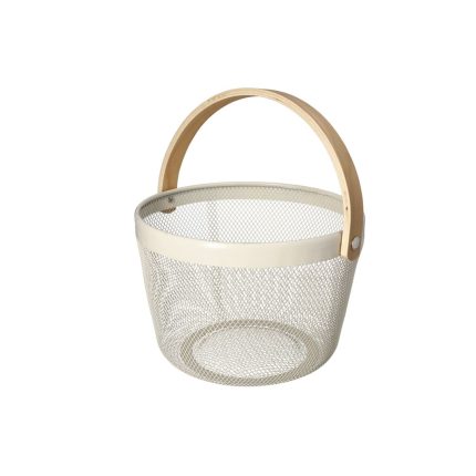 Stainless Steel Mesh Storage Baskets from Metro Lifestyle, featuring durable stainless steel construction, a mesh design for airflow, and versatile use in any room for efficient organization.