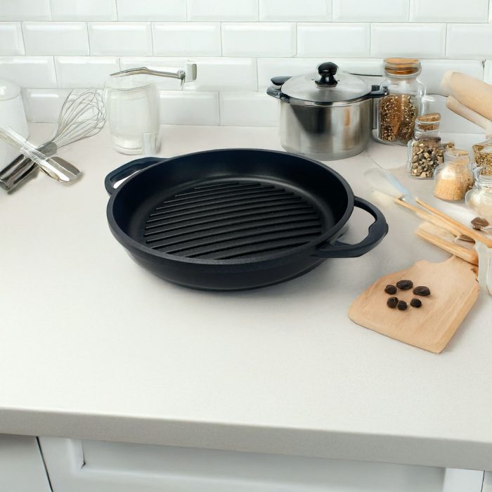 CEM Cast Aluminium Grill 28X28CM - Image 3