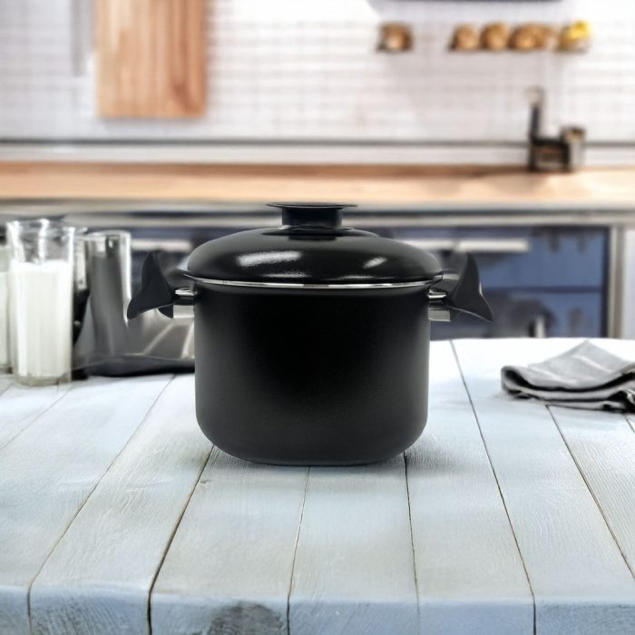 Black CEM Pasta Pot 20CM - Image 3