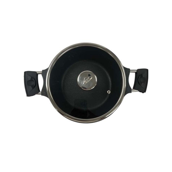 CEM Cast Aluminium Deep Pot 24CM - Image 2