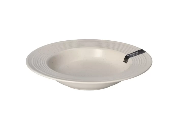 Ceramic Plate B40-2 - Elegant, durable ceramic plate with a sleek design, ideal for serving various meals.