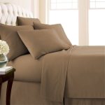 Egyptian Cotton Queen Fitted Sheet T400 Stone