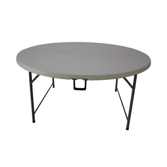 Fold in Half Round Plastic Tables- 1600mm - Image 3