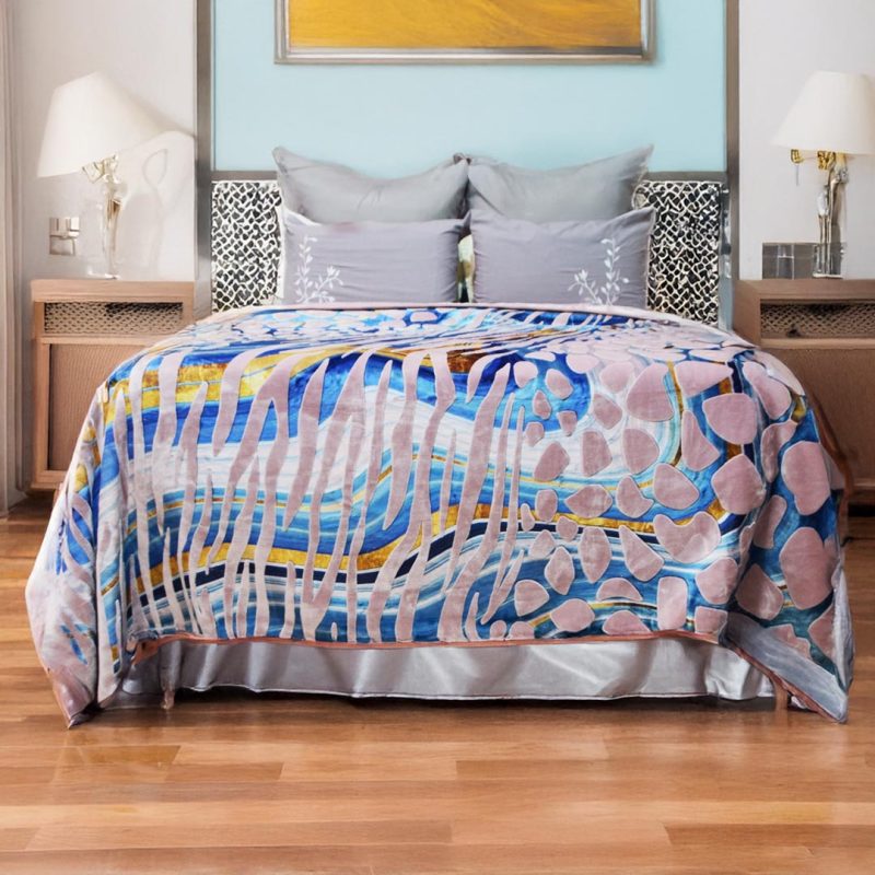 Embossed Luxe Touch Queen Blanket 1Ply