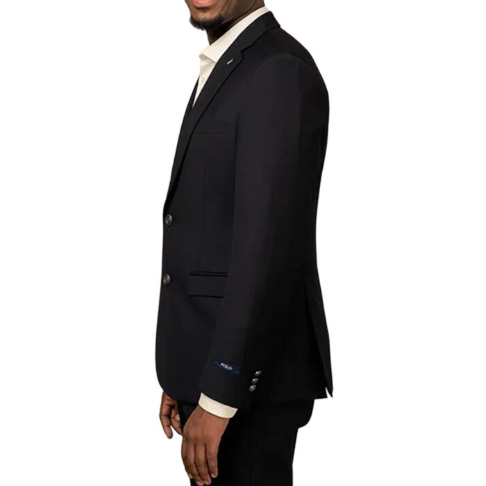 Polo Mens Custom Fit Suit - Black - Image 3