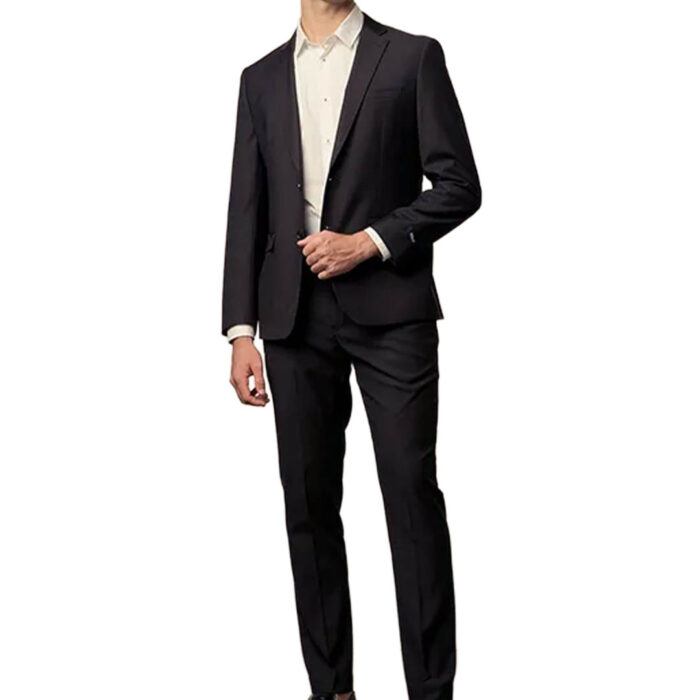 Polo Mens Custom Fit Suit - Chocolate - Image 2