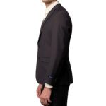 Polo Mens Custom Fit Suit - Chocolate - Image 5