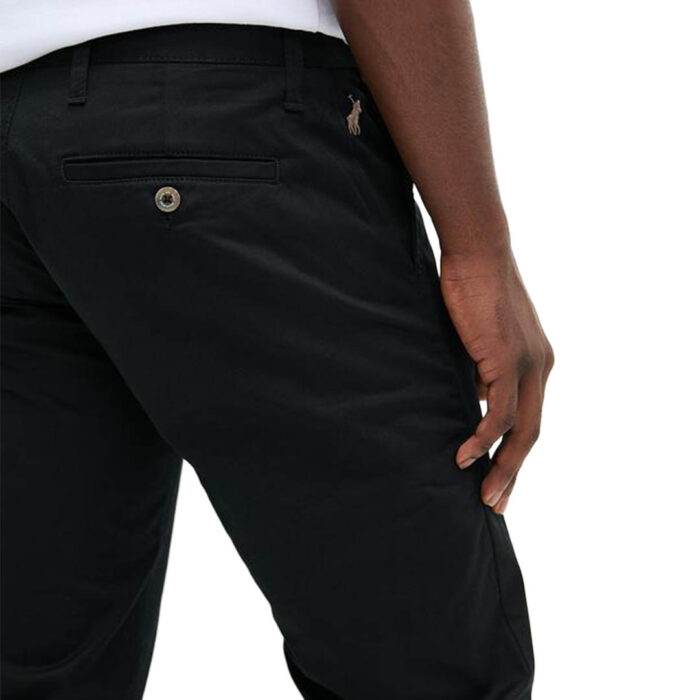 Polo Mens Milan Straight Leg Chino - Black - Image 3