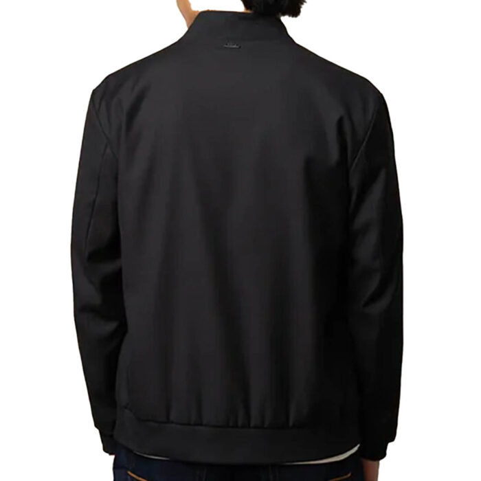 Mens Polo Slim Fit Jacket - Black - Image 4