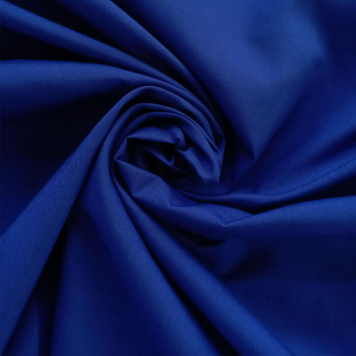 Poly Cotton Plain 115cm Blue - Image 3