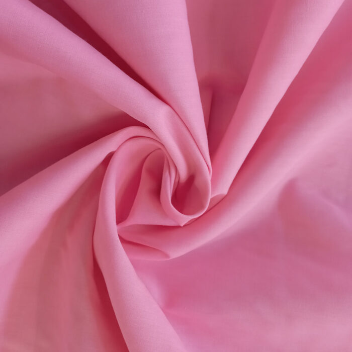 Poly Cotton Plain 115cm Baby Pink - Image 3