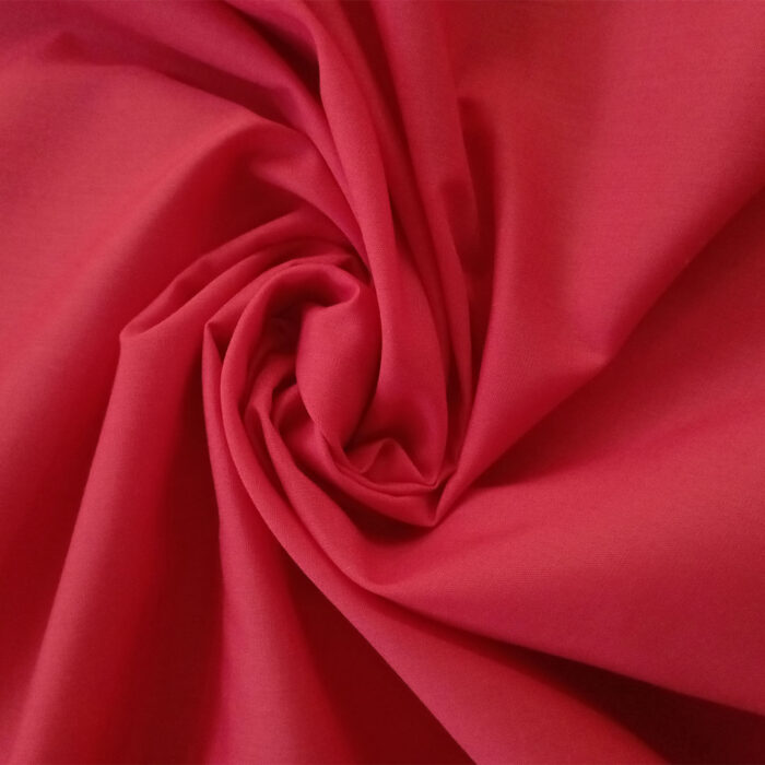 Poly Cotton Plain 115cm Red - Image 3