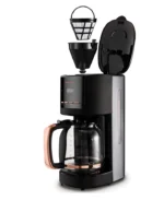 Morphy Richards Digital Coffee Maker - Black & Rose Gold - Image 2