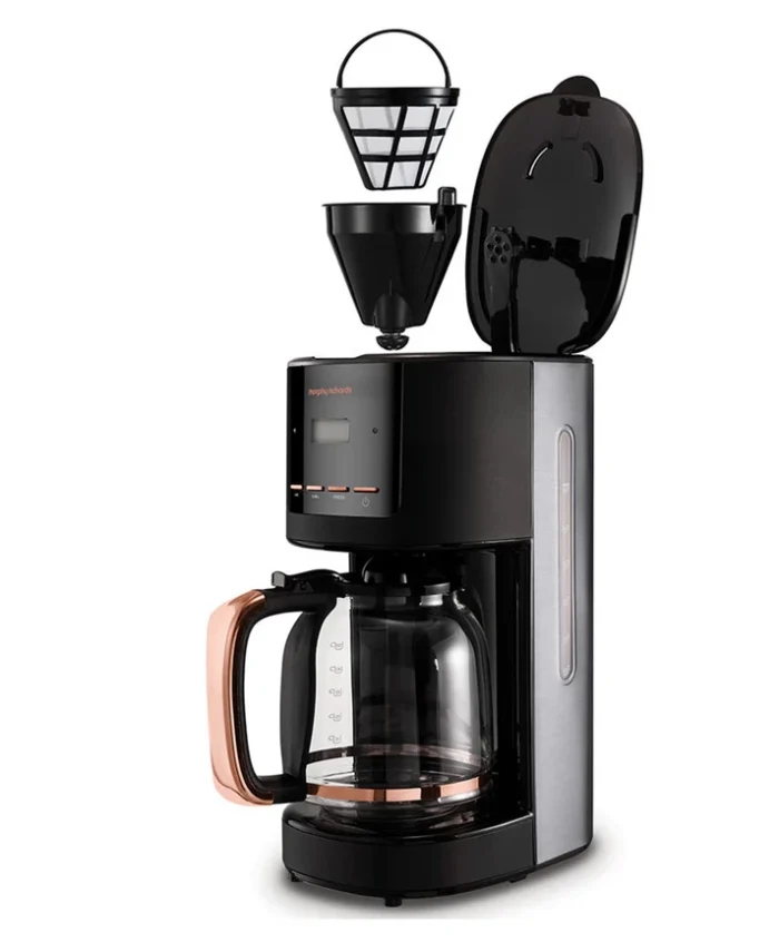 Morphy Richards Digital Coffee Maker - Black & Rose Gold - Image 2