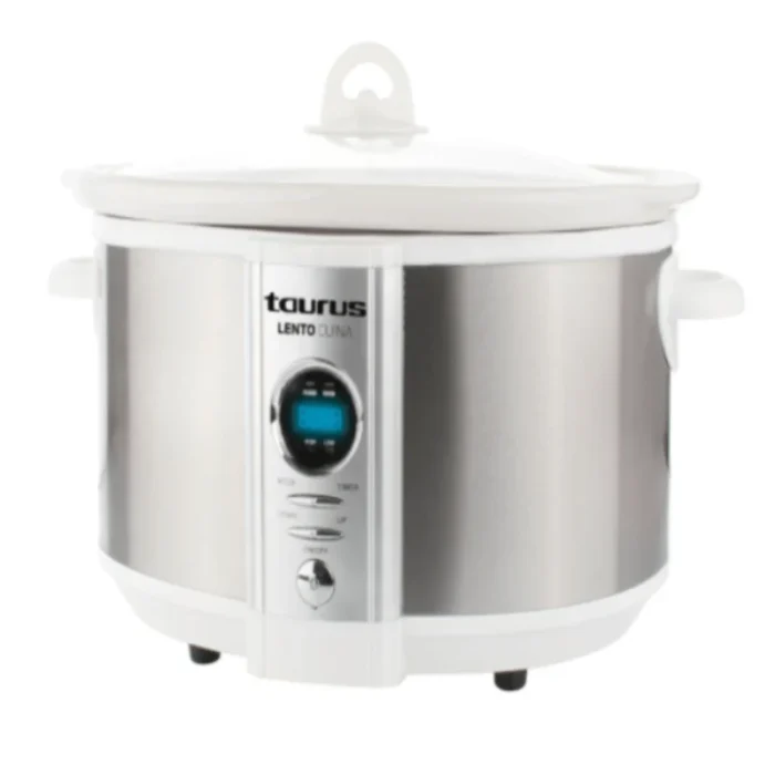 Taurus Stainless Steel 320W Slow Cooker Brushed 6.5L - Image 2