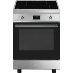 SMEG 60cm White Cooker Full Electric With Induction Hob - C6IMXT2