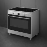 SMEG 90cm Stainless Steel Cooker With Induction Hob - CG90CIXT - Image 2