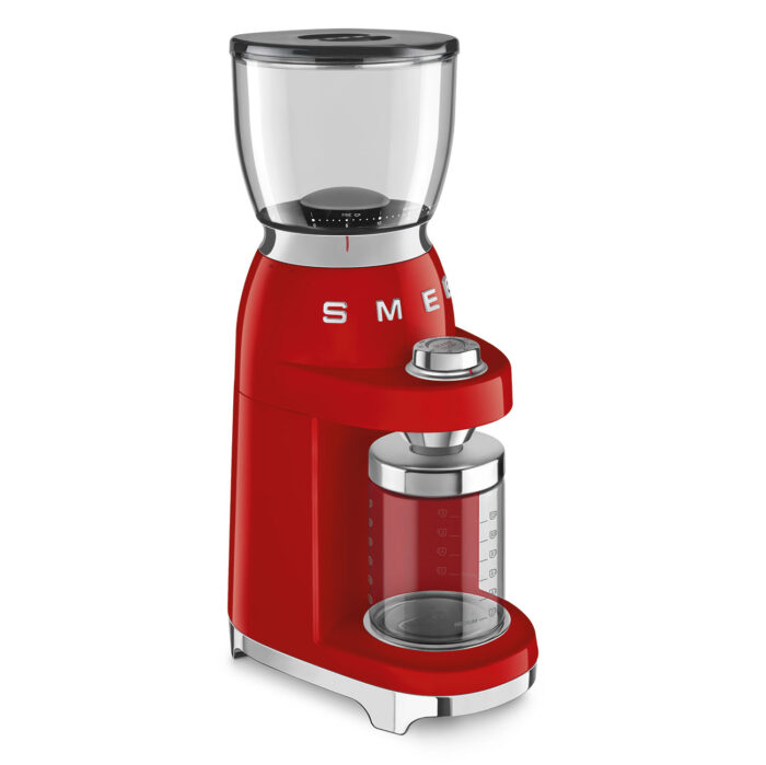 SMEG Red Coffee Coffee Grinder CGF01RDSA - Image 2