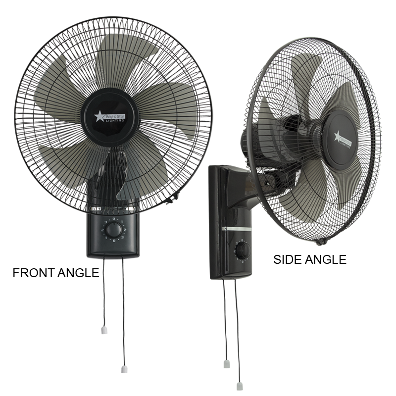 FAN025 Wall Fan 16" FAN025 Black - Image 1