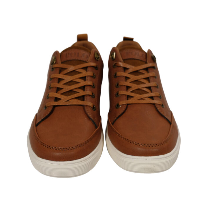 Polo Textured Sneaker Mens Tan - Image 4