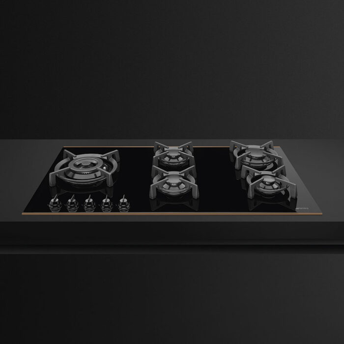 SMEG 90cm Dolce Stil Novo Gas Hob PV695LCNR - Image 2