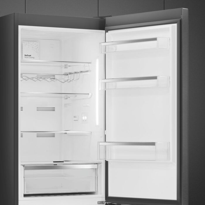 SMEG RC33KNZA COMBI 330L DARK INOX NO FROST FRIDGE - Image 3