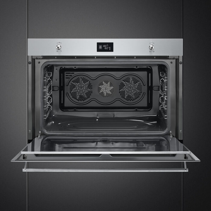 SMEG 90cm Classica Thermo-Ventilated Oven SF9390X1SA - Image 2