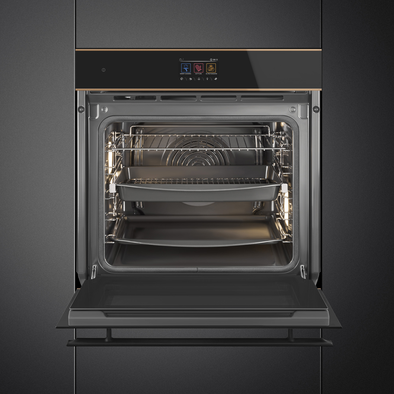 SOP6604TPNR_3 SMEG 60CM Traditional pyro Galileo Oven SOP6604TPNR - Image 3