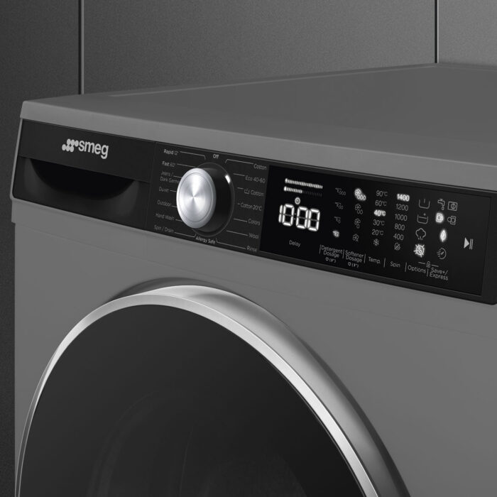 SMEG 10KG Free-standing Washing Machine WM3T04XSA - Image 3