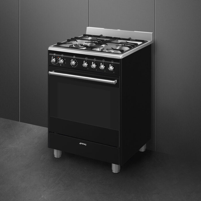 SMEG Classic Range Cooker Black SSA60MBL2 - Image 5