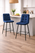 DOLCE HOME CHAIR - BLUE - 2 pack