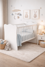 Skyla -Baby Crib white