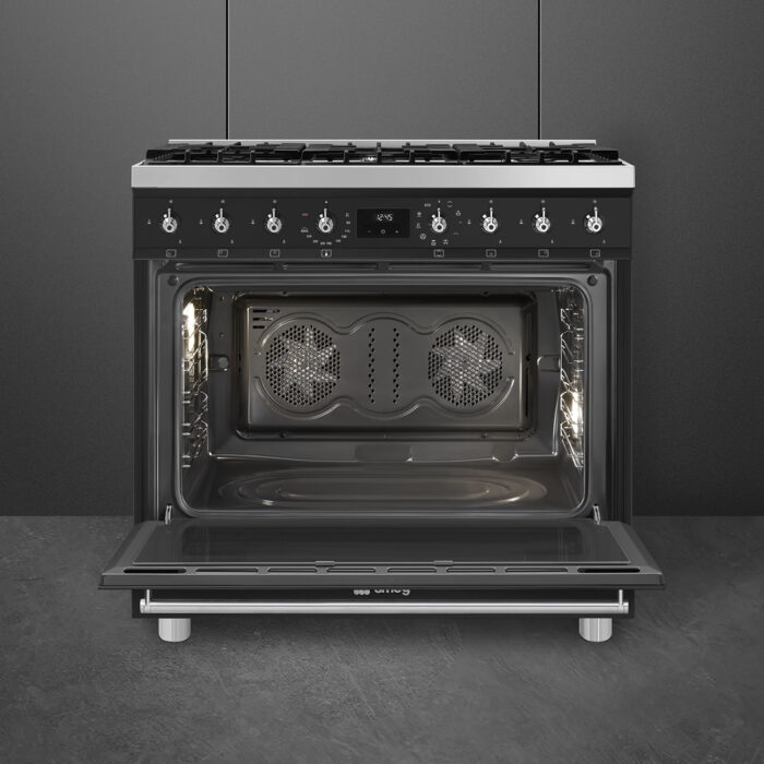 SMEG Cooker with Gas Hob 90x60 cm Classica Aesthetic - C9MAMBSSA2 - Image 2