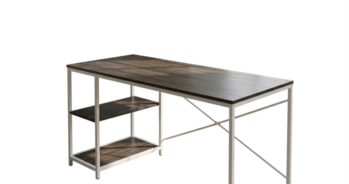 Linx Utah work desk walnut and black - Image 2