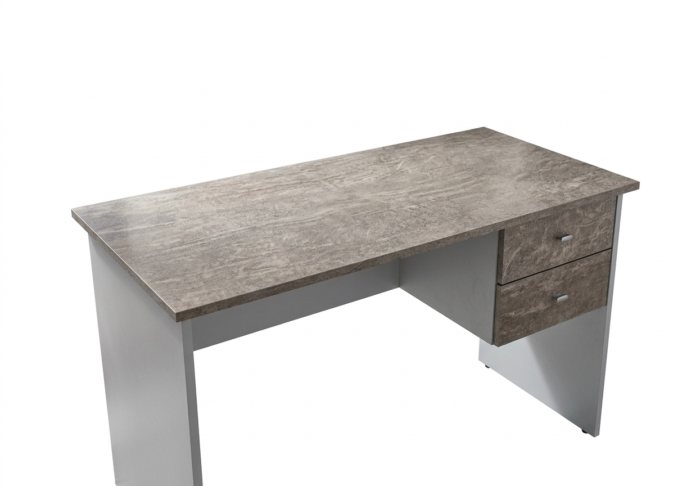 Linx Solitude 1200 Workdesk + 2 drawers Sanremo oak and white - Image 2