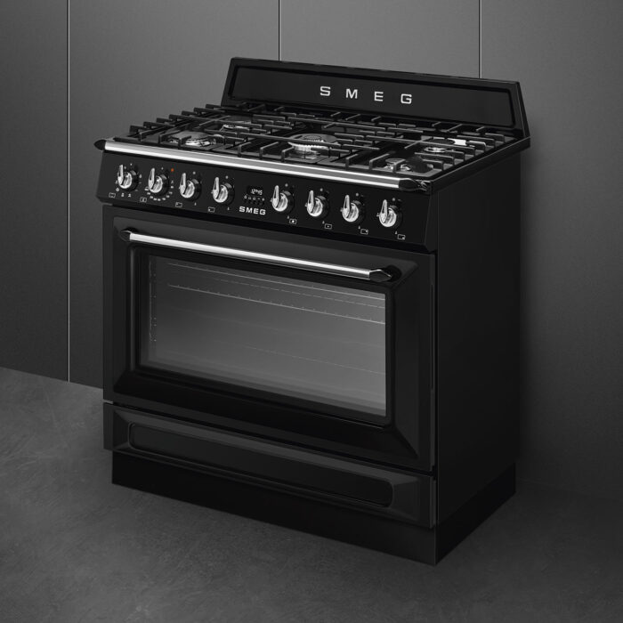 SMEG Cooker with Gas Hob 90x60 cm Victoria Aesthetic - TR90GMBL - Image 3